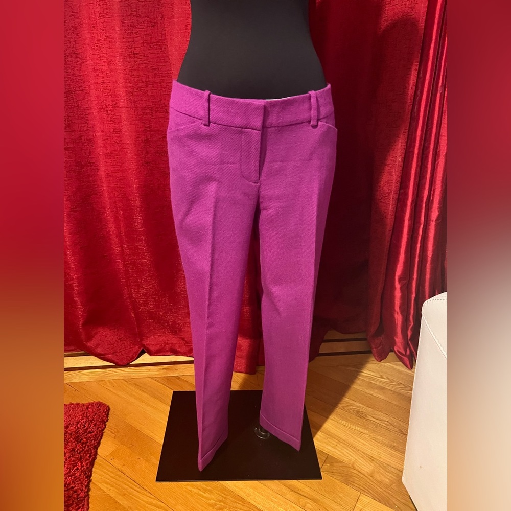Purple pants, LOFT, size 4,